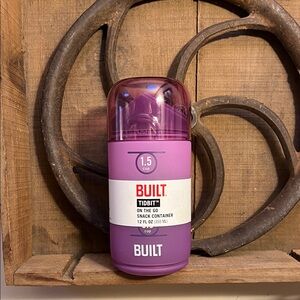 Built NY TIDBIT on the go snack container, purple, 12 oz